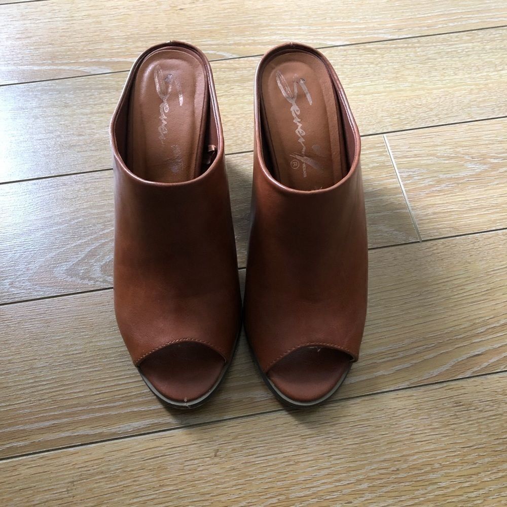 Seven7 - Mexx High Heel Open Toe Mule (Size:9) - Picture 4 of 8